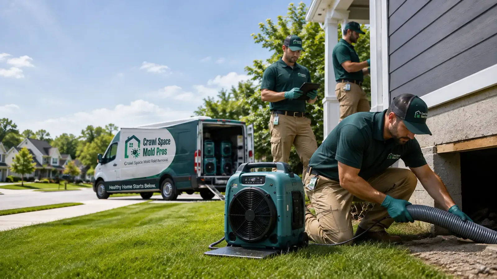 Crawl Space Mold Removal in Brush Valley, PA